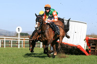 fell Wake The Giant and Dylan Johnston4 ( 6 , yellow  and purple chevrons ) Trainer - N C Kelly , Owner - Daniel Murray