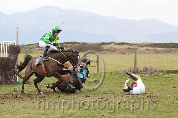 11 - Back To The Party & J E Flynn - PU (7, emerald green, yellow braces ) & 06 - She'll Tell Meda & J Cresswell - Fell (14, maroon, gold stars ) - FT8E0815-8