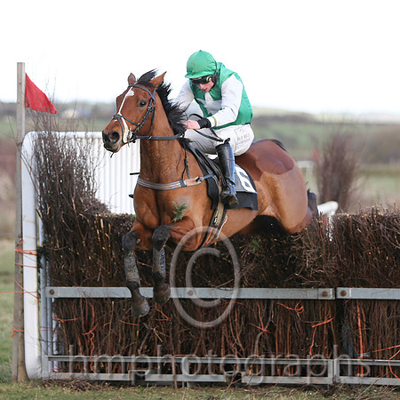 01 Oscar Day  J J Codd - Trainer : Peter Maher, Green, white star
