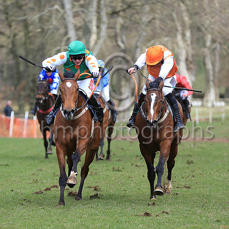 01st TARA WEST (GB) and R James ( 3 , EMERALD GREEN,orange spots; white sleeves,orange spots; emerald green cap ) Trainer: Donnchadh Doyle , Owner : Syndicate Monbeg