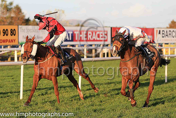 01st Tiger Sam and D Meyler ( 8 , white, red hoop ) Trainer - N Meade , Owner - Noel Meade