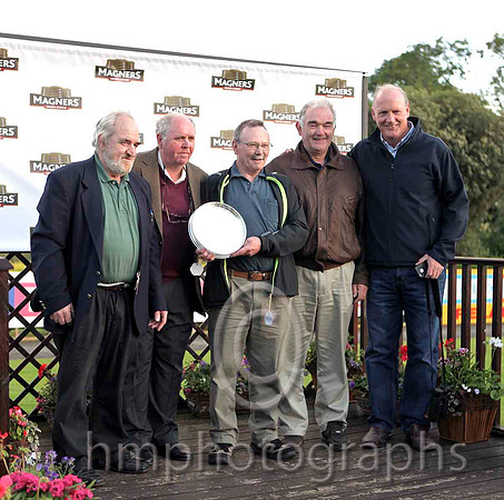 The Leftovers Syndicate , owners of Windsor Pride with trainer W McCreery (right of picture) at Down Royal -IMG_0097-e2