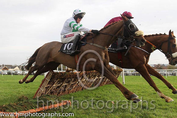 05 Moores Road and B J Geraghty - - 05th (10 ,white, emerald green disc ) Trainer - M Hourigan