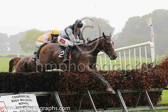 01st JERRYSBACK and Derek O'Connor ( 2 ,black and white qtrd ) Trainer: Colin S. McKeever,, Owner : W.W. Dennison