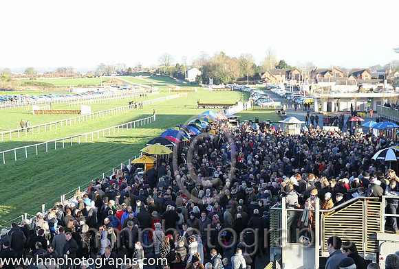 Spectators at Down Royal on Boxing Day - CU2D9749