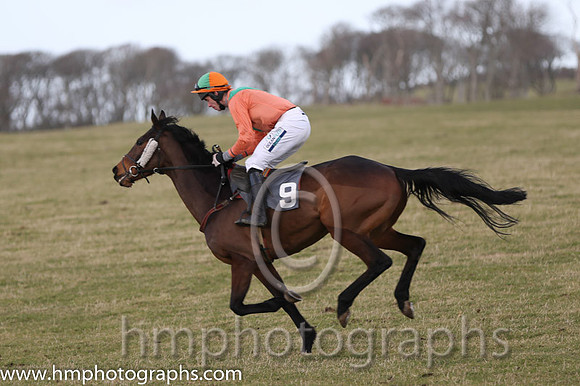 02 Illusion Of Time (9)  D O'Connor - Trainer : Marshall Watson, Orange, green chevron