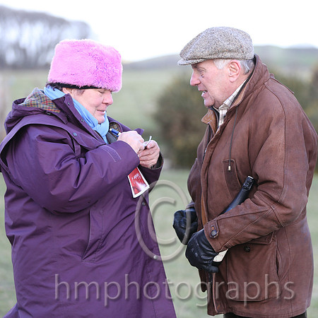 Margie McLoone  Wilson Dennison owner of Ballyarthur winner of Race 2 at Tyrella