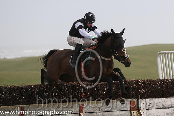 08th F Tearaway Lass ( 17 )  J J Codd - Trainer: Peter Fahey - black, white star