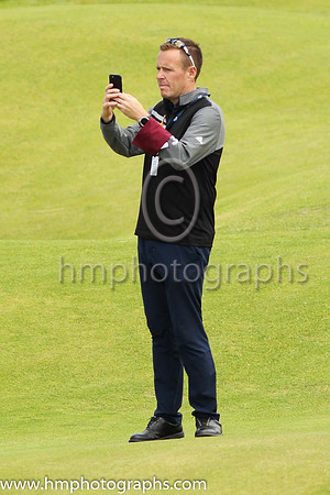 ON the 18th fairway on the second day of practice at the 2019 Open at Royal Portrush