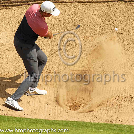 Luke List during practice at the 2019 Open at Royal Portrush