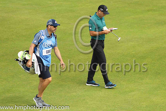 Sergio Garcia practice at the 2019 Open at Royal Portrush