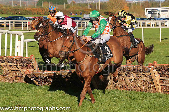 06th Derulo and S W Flanagan ( 3 , white and orange check ) Trainer - Miss E Doyle , Owner - John M Dwyer