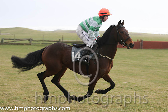 05th Putrakin ( 14 )  J P McKeown - Trainer: W Newman - green and white hoops