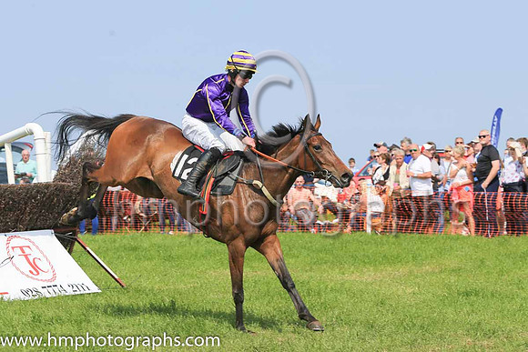 01st LITTLE MISS DARSI and l O'Carroll ( 12 , PURPLE,yellow seams; purple sleeves,yellow seams; yellow  purple striped cap ) Trainer: Cian Hughes,, Owner : James F. Dunne