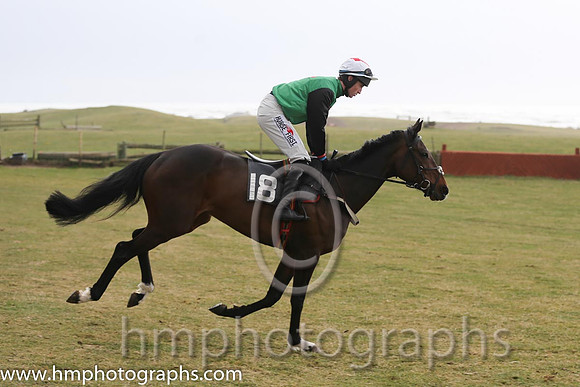 03rd The Sophster ( 18 )  J C Barry - Trainer: Ben Arthey - green, red diamond