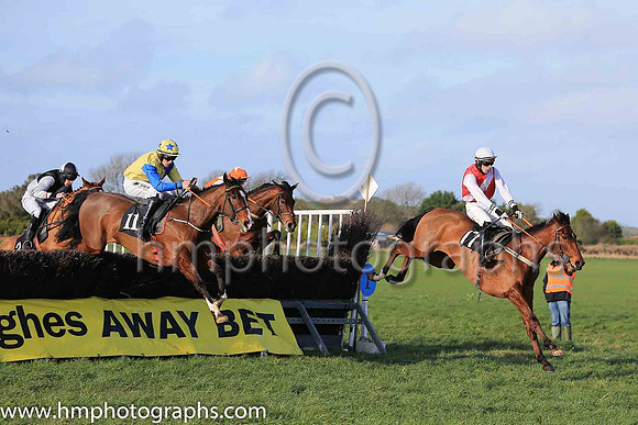 01st HOLYMACAPONY and S Cavanagh ( 17 , RED,white sash; white sleeves; white cap ) Trainer: C.W.J. Farrell,, Owner : George R. Williams