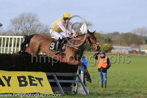01st TANGO THEATRE and S Connor ( 9 , PINK  YELLOW CHECK; pink sleeves; yellow cap ) Trainer: Warren Ewing,, Owner : Warren Ewing