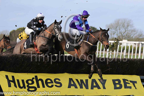 03rd SCARLET REBEL and N McParlan ( 6 , PURPLE  LIGHT BLUE QTD; purple sleeves,light blue armlet; purple  light blue qtd cap ) Trainer: Caroline McCaldin,, Owner : Alan McCaldin