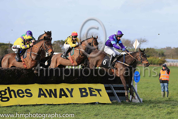 03rd SCARLET REBEL and N McParlan ( 6 , PURPLE  LIGHT BLUE QTD; purple sleeves,light blue armlet; purple  light blue qtd cap ) Trainer: Caroline McCaldin,, Owner : Alan McCaldin