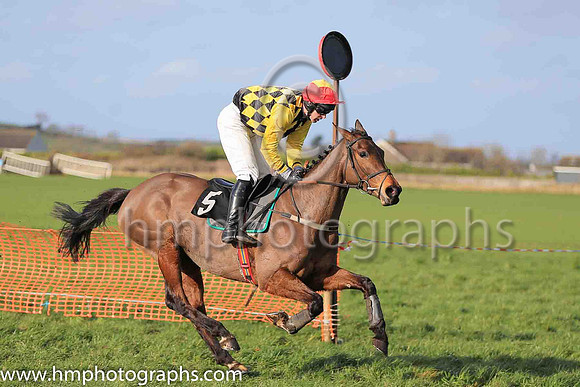 02nd RINGNEILL and M J O'Hare ( 5 , YELLOW  BLACK DIAMONDS; yellow sleeves; red cap,yellow diamond ) Trainer: George Stewart,, Owner : Miss S. Mackinnon