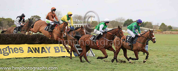 POLI ROI (FR) and B G Crawford ( 7 , EMERALD GREEN,purple star; emerald green sleeves,purple stars; purple cap,emerald green stars ) Trainer: S.R.B. Crawford,, Owner : Martin McGroggan Raymond Scullio