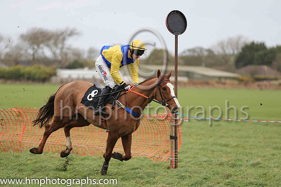 03rd ATTRIBUTION (GB) and J C Barry ( 8 , ROYAL BLUE,yellow diabolo; yellow sleeves; yellow cap ) Trainer: J.T.R. Dreaper,, Owner : Syndicate Knockalough