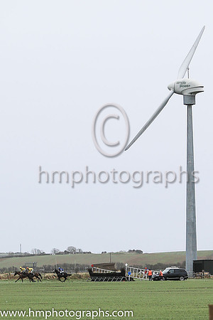 Despite the windy condition at North Down Hunt Club P2P at Kirkistown the wundmill contunied to turn