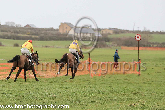 01st MT LEINSTER GOLD and B O'Neill ( 1 , YELLOW,purple triple diamond; yellow,purple diamonds sleeves  purple diamond sleeves; yellow cap ) Trainer: Colin Bowe,, Owner : Anthony Kearns
