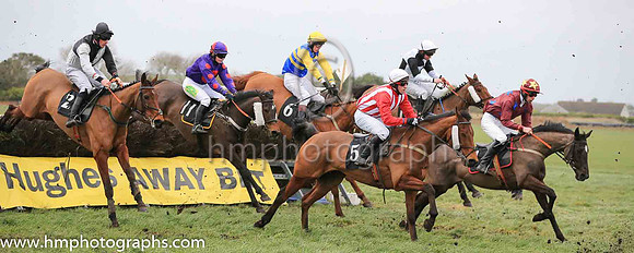 03rd CASTLEBAWN and C Hughes ( 6 , ROYAL BLUE  YELLOW HOOPS; yellow sleeves; yellow cap ) Trainer: C.A. McBratney,, Owner : Syndicate Templeburn Racing