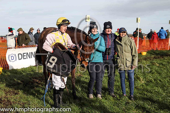 01st TANGO THEATRE and S Connor ( 9 , PINK  YELLOW CHECK; pink sleeves; yellow cap ) Trainer: Warren Ewing,, Owner : Warren Ewing