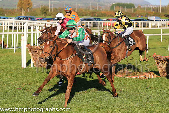 10th Kuwait Star and A W Short ( 14 , black and yellow qtrd ) Trainer - M McCausland , Owner - David Given
