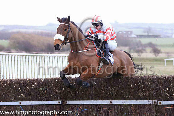 02nd LIKE A DEMON (GB) and C McCormack ( 4 , WHITE,red chevrons; white sleeves,red chevrons; white  red striped cap ) Trainer: Nigel Slevin,, Owner : Camillus Slevin