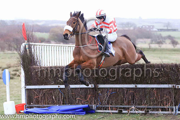 02nd LIKE A DEMON (GB) and C McCormack ( 4 , WHITE,red chevrons; white sleeves,red chevrons; white  red striped cap ) Trainer: Nigel Slevin,, Owner : Camillus Slevin