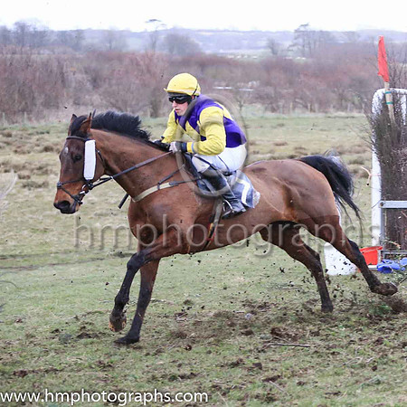 01st WELL BILL and D J McConville ( 7 , PURPLE,yellow triple diamond; yellow sleeves; yellow cap ) Trainer: Marshall Watson,, Owner : Claire Watson