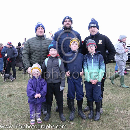The McCormick family from County Meath at the Tyrella Point to Point Steeplechases supporting their horse Like a Demon ridden by C McCormick which was second in the fourth race - the Robert McCoubrey