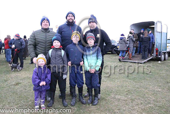 The McCormick family from County Meath at the Tyrella Point to Point Steeplechases supporting their horse Like a Demon ridden by C McCormick which was second in the fourth race - the Robert McCoubrey
