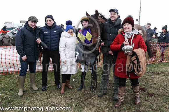 01st WELL BILL and D J McConville ( 7 , PURPLE,yellow triple diamond; yellow sleeves; yellow cap ) Trainer: Marshall Watson,, Owner : Claire Watson winners of the Robert McCartney Memorial Winners of