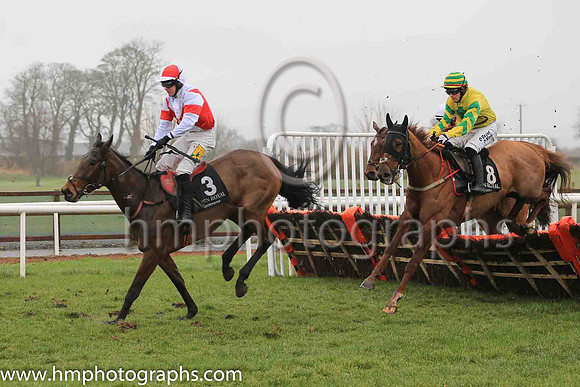 13th Ilikehim and J B Kane 5 ( 6 , blue, blue and white hooped sleeves ) Trainer - W Durkan , Owner - William Durkan