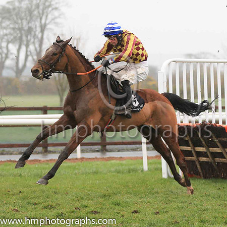 02nd Double Jemmy and D J Mullins ( 5 , yellow and brown check ) Trainer - A J Martin , Owner - Givmefive Syndicate