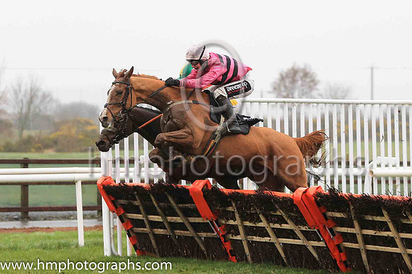 03rd Now Where Or When and J J Slevin ( 9 , pink and brown hoops ) Trainer - S R B Crawford , Owner - Mrs M McCrudden