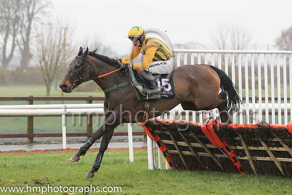 19th Smiling Emily and D F O?Regan ( 15 , green and yellow stripes ) Trainer - G A Kingston , Owner - G A Kingston
