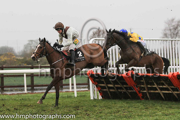 PU Bachelor and J S McGarvey ( 2 , beige and brown chevron ) Trainer - N C Kelly , Owner - Sean Macklin