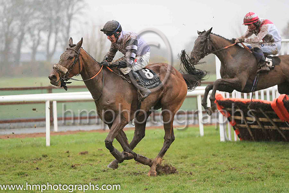 04th Nathaniel?s Dream and R M Power ( 8 , purple ) Trainer - A J Martin , Owner - Elizabethcarsonracing Syndicate