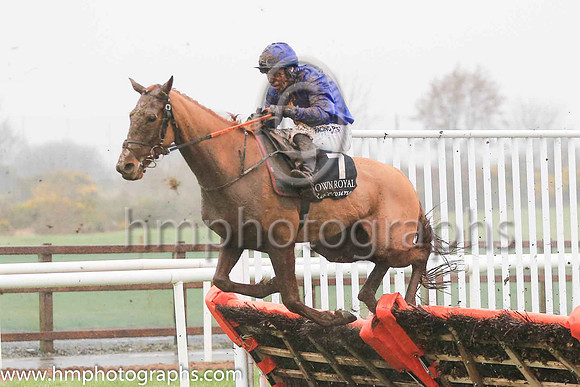07th Metal Man and D F O'Regan ( 7 , blue, orange chevron ) Trainer - G Elliott , Owner - Gordon Elliott