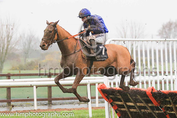 07th Metal Man and D F O'Regan ( 7 , blue, orange chevron ) Trainer - G Elliott , Owner - Gordon Elliott