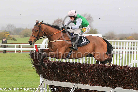 PU Chase End Charlie and J S McGarvey ( 6 , green, white sleeves ) Trainer - Gary McGill , Owner - Gary McGill