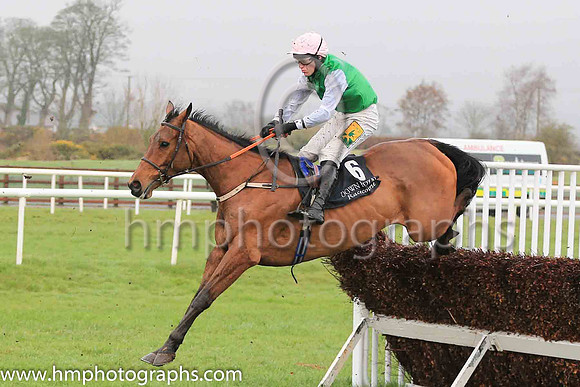 PU Chase End Charlie and J S McGarvey ( 6 , green, white sleeves ) Trainer - Gary McGill , Owner - Gary McGill