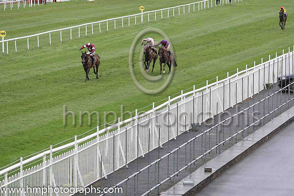 Racing at at the empty enclosures at Down Royal on Saint Patrick's Day 2020. Spectators were excluded because of COVID-19. RHI had banned spectators in a bid to control the spread of the virus.