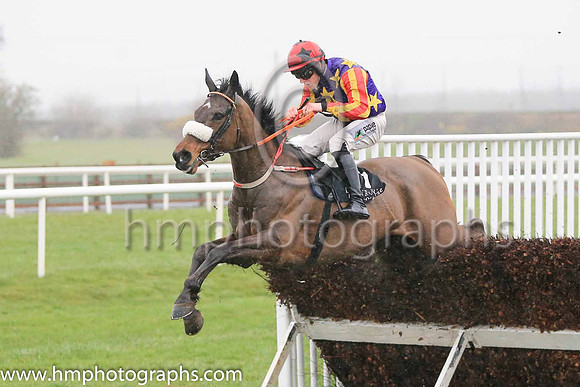 01st Winged Leader and Mr B O?Neill ( 7 , blue, yellow stars ) Trainer - D M Christie , Owner - Miss Jennifer O?Kane  Samuel John Hegarty