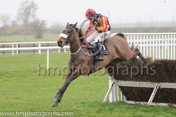 01st Winged Leader and Mr B O?Neill ( 7 , blue, yellow stars ) Trainer - D M Christie , Owner - Miss Jennifer O?Kane  Samuel John Hegarty